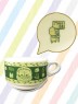 Nishimura Yuuji Creations - Coffee Cup/Plate & Spoon -Cafe Bean Sprouts- A