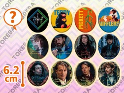 Fantastic Beasts - Oval Can Badge Collection(1 prize randomly selected from 12 varieties)