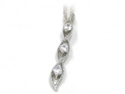 Silver necklace 3 strands