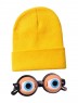 Yellow knit hat and eyeball goggles　*This prize may take up to 2 weeks to ship.