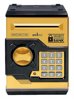 Security Password Bank Gold / Black　*This prize may take up to 2 weeks to ship.