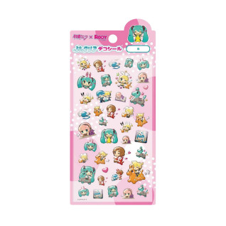初音ミク×ＲＯＤＹ　ぷっクリアデコシール　Ａ