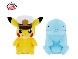 Pokemon - Soft Plushy -Captain Pikachu, Quagsire-