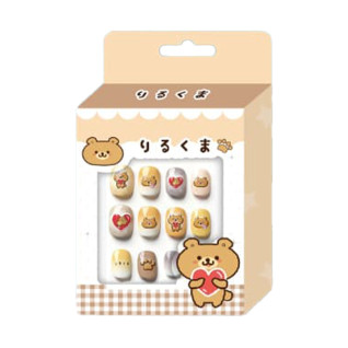 りるくまぷっくりネイルチップ　Ｃ
