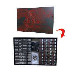麻雀セット　黒龍牌