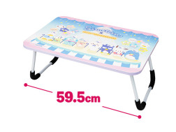 しろたん×はぴだんぶい　折りたたみテーブル