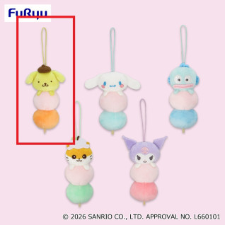 サンリオキャラクターズ　３色だんごマスコット　Ａ