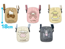 サンリオ　ショルダーポシェット　コーデュロイ