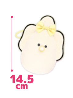 つぶらな瞳のなまがき　おめかし　ぬいぐるみがまぐち　Ｆ．きいろ