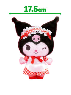 マイメロディ・クロミ　ギンガムチェックメイドぬいぐるみ　Ｃ