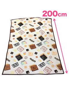 チロルチョコ超ＢＩＧフランネル毛布　Ａ