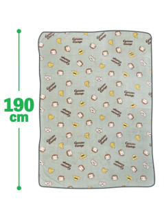 おさるのジョージサンゴマイヤー毛布　Ｂ