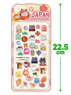 日本立體貼紙 A