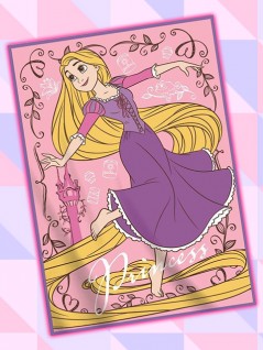 ディズニープリンセスアリエル ラプンツェルフランネルbig毛布 を投入いたしました オンラインクレーンゲーム トレバ