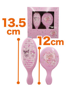 LiccA x My Melody and Kuromi - Dressed-Up Mirror & Comb Set A