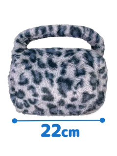 Y2K Fluffy Leopard Print Bag C
