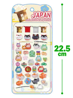 日本立體貼紙 B