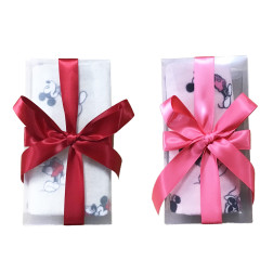 ディズニー　リボンＢＯＸフェイスタオル