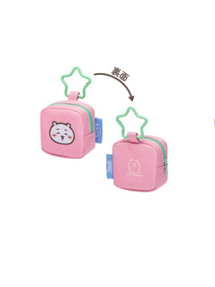Chiikawa - Embroidery Square Mini Pouch with Carabiner A