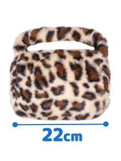 Ｙ２Ｋもこふわヒョウ柄バッグ　Ｄ