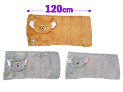 トムとジェリー　巾着付き３ＷＡＹブランケットＶｅｒ．２