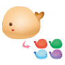 シリコンタッチオンライト　くじらちゃん