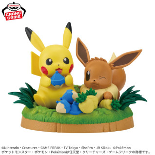 ポケットモンスター　もぐもぐタイムフィギュア～ピカチュウ＆イーブイ～