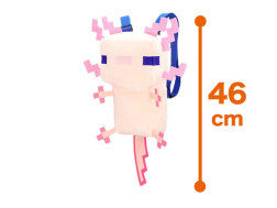 マインクラフト　ウーパールーパーぬいぐるみリュック
