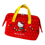 Dot Kitty Lunch Bag Drawstring Type