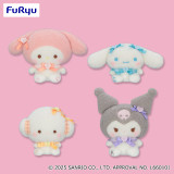 三麗鷗明星角色 牛奶絨 可愛蝴蝶結吉祥物