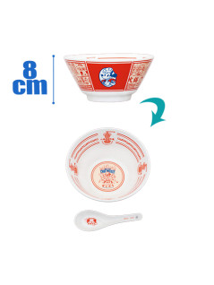 ミッキーマウス　レンゲ付きラーメンどんぶり　Ａ