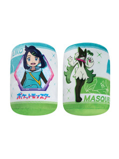 ポケットモンスター　円柱型クッション～リコ＆マスカーニャ・ロイ＆黄色いルカリオ～　Ａ