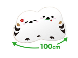 シマエナガダイカットＢＩＧフロアマット３