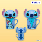 ディズニー　スティッチ　ふた付きマグカップ