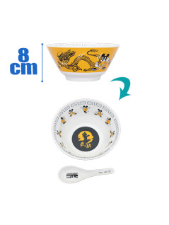 ミッキーマウス　レンゲ付きラーメンどんぶり　Ｂ