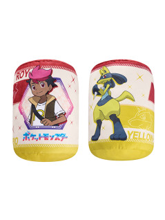 ポケットモンスター　円柱型クッション～リコ＆マスカーニャ・ロイ＆黄色いルカリオ～　Ｂ
