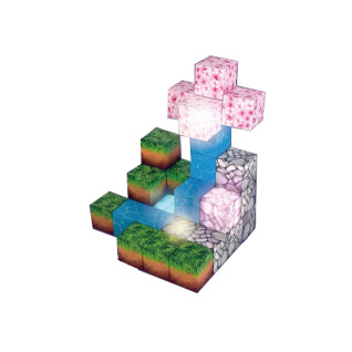 マグネットキューブブロックｌｉｇｈｔ　４種アソート　Ｃ