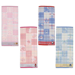 サンリオ　レトロブロック　フェイスタオル