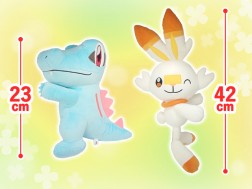 ポケットモンスター ほぺぴた でっかいぬいぐるみ ワニノコ ヒバニー オンラインクレーンゲーム トレバ