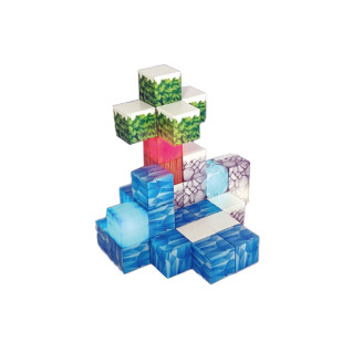 マグネットキューブブロックｌｉｇｈｔ　４種アソート　Ｄ