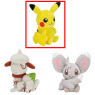ポケットモンスター　しっぽみてみて！ぬいぐるみ～ピカチュウ（メスのすがた）・ドーブル・チラーミィ～　Ａ