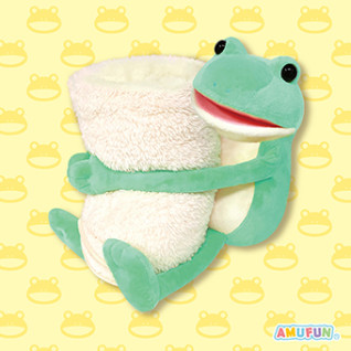 おとぼけケロピョンぬいぐるみブランケット　Ｂ