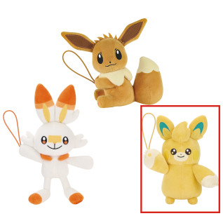 ポケットモンスター　ぐらぶらりんぬいぐるみ～イーブイ（メスのすがた）・ヒバニー・パモット～　Ｃ