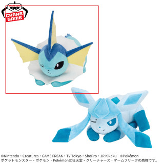 ポケットモンスター　もふぐっとぬいぐるみ　イーブイフレンズ～シャワーズ・グレイシア～おひるねｖｅｒ．　Ａ