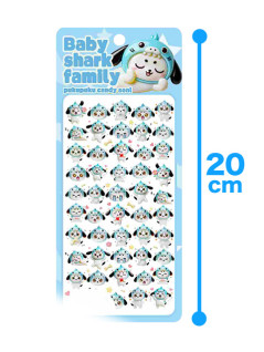 ベイビーシャークファミリーぷくぷくキャンディシール　Ａ