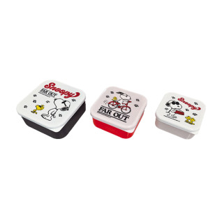 スヌーピーランチＢＯＸ３Ｐセット　Ａ