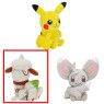 ポケットモンスター　しっぽみてみて！ぬいぐるみ～ピカチュウ（メスのすがた）・ドーブル・チラーミィ～　Ｂ