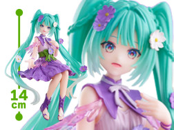 初音ミク　ぬーどるストッパーフィギュア　Ｆｌｏｗｅｒ　Ｆａｉｒｙー紫のコスモスー