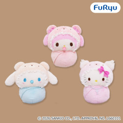 サンリオキャラクターズ　ラテクマベビーおくるみＢＩＧぬいぐるみｖｏｌ．１