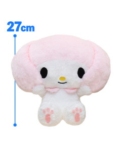 マイメロディ・クロミ　おみみをぎゅっとＢＩＧぬいぐるみ　Ａ